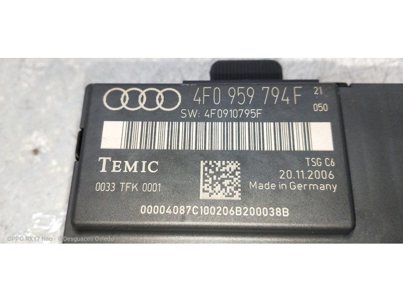 Recambio de modulo electronico para audi a6 allroad quattro (4fh) referencia OEM IAM   