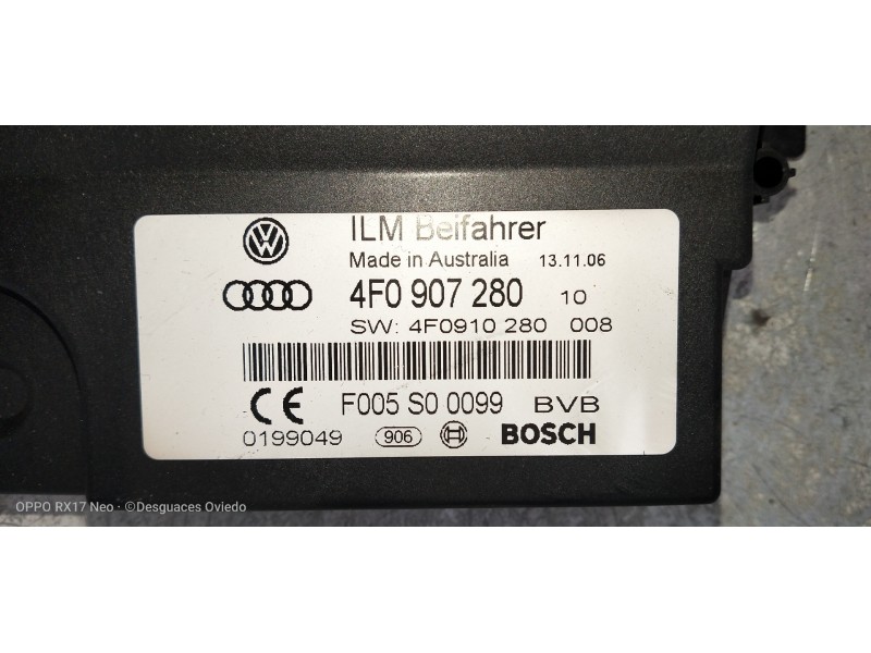 Recambio de modulo electronico para audi a6 allroad quattro (4fh) referencia OEM IAM 4F0907280 4F0910280 F005S00099 