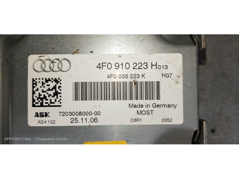 Recambio de modulo electronico para audi a6 allroad quattro (4fh) referencia OEM IAM 4F0910223H 4F0035223K 