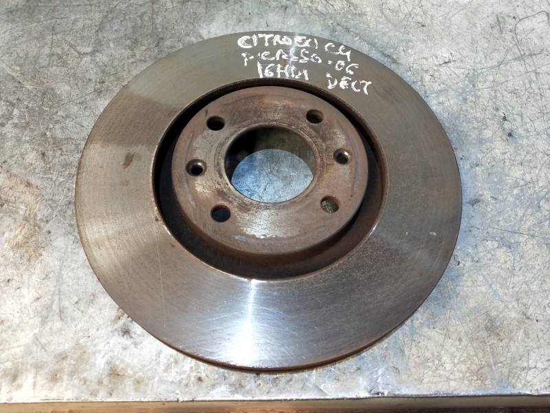 Recambio de disco freno delantero para citroen c4 picasso exclusive referencia OEM IAM   VENTILADO