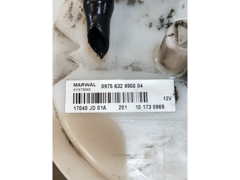 Recambio de bomba combustible para nissan qashqai (j10) acenta referencia OEM IAM 0975632990004 17040JD01A 