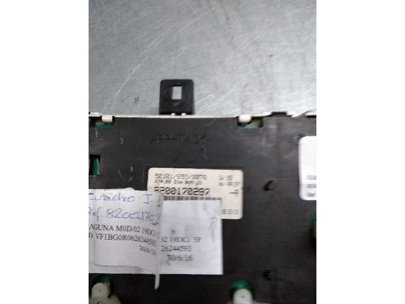 Recambio de cuadro instrumentos para renault laguna ii (bg0) 1.9 dci diesel cat referencia OEM IAM 8200170297  