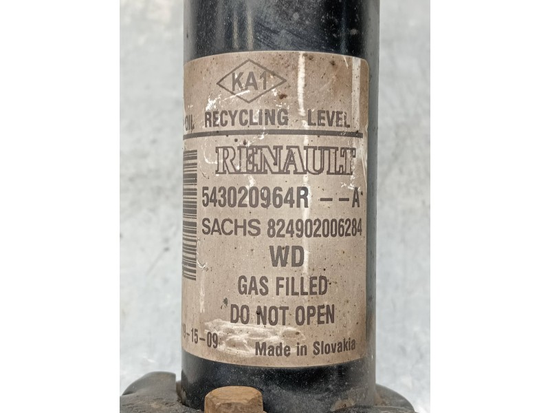 Recambio de amortiguador delantero izquierdo para dacia dokker ambiance referencia OEM IAM 543020964R 824902006284 