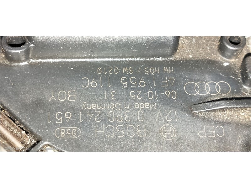 Recambio de motor limpia delantero para audi a6 allroad quattro (4fh) referencia OEM IAM 0390241651  