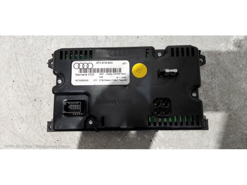Recambio de pantalla multifuncion para audi a6 allroad quattro (4fh) referencia OEM IAM 4F0919603 A2C53080033 