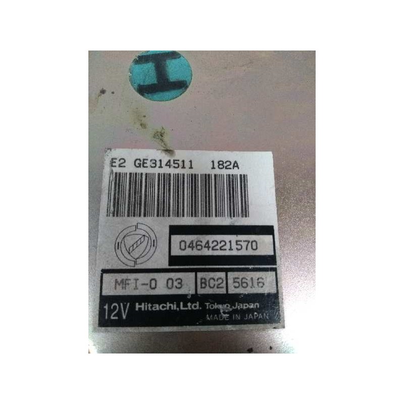 Recambio de centralita motor uce para fiat brava (182) 1.8 16v cat referencia OEM IAM 0464221570 GE314511 