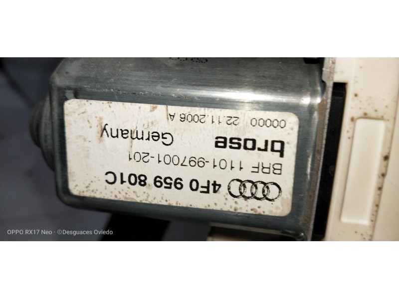 Recambio de elevalunas trasero izquierdo para audi a6 allroad quattro (4fh) referencia OEM IAM 4F0839461B 4F0959801C 