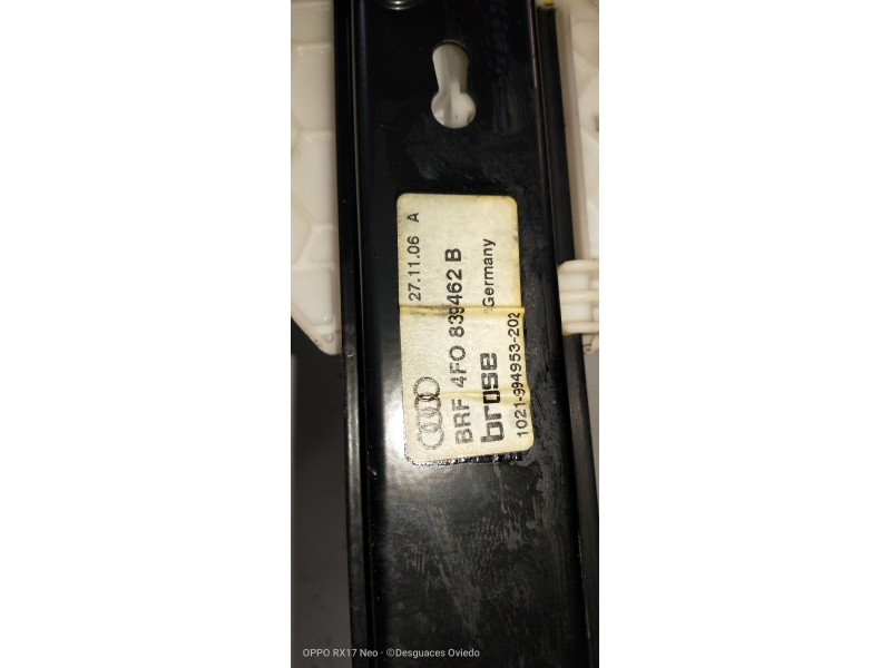 Recambio de elevalunas trasero derecho para audi a6 allroad quattro (4fh) referencia OEM IAM 4F0839462B 4F0959802C 