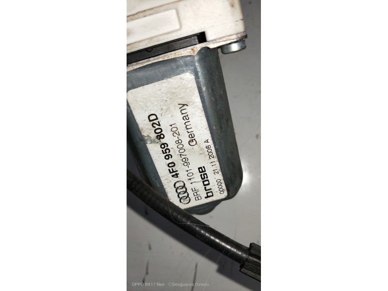 Recambio de elevalunas delantero derecho para audi a6 allroad quattro (4fh) referencia OEM IAM   