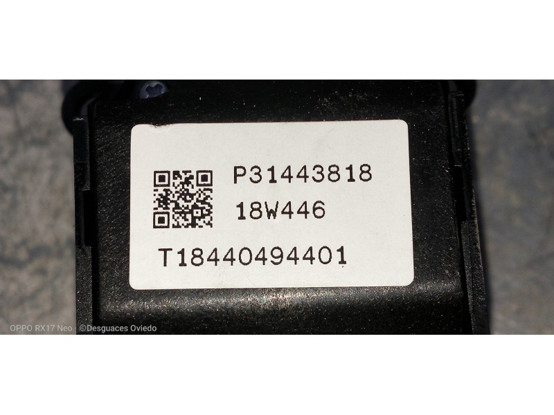 Recambio de mando multifuncion para volvo v60 cross country pro awd referencia OEM IAM P31443818  