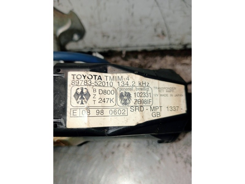 Recambio de conmutador de arranque para toyota yaris (ncp1/nlp1/scp1) 1.0 linea luna referencia OEM IAM 8978352010  