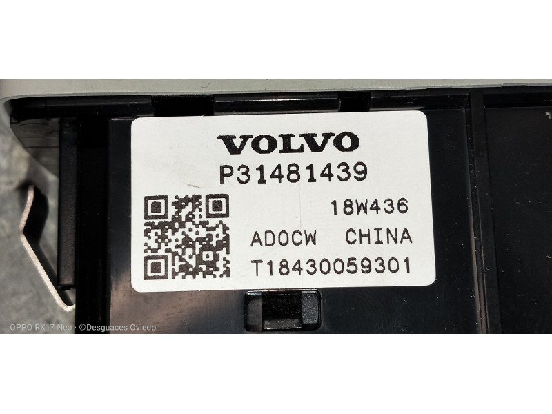 Recambio de mando multifuncion para volvo v60 cross country pro awd referencia OEM IAM P31481439  