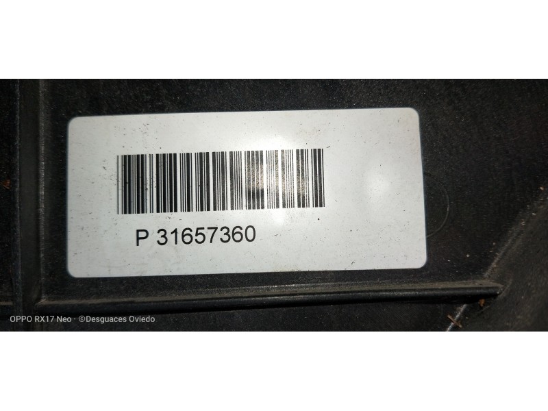 Recambio de electroventilador para volvo v60 cross country pro awd referencia OEM IAM P31657360  