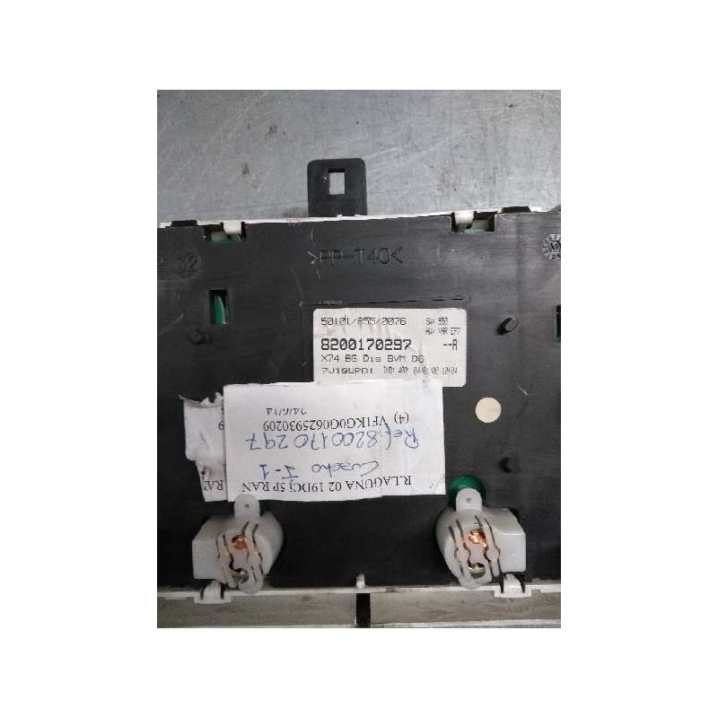 Recambio de cuadro instrumentos para renault laguna ii grandtour (kg0) 1.9 dci diesel referencia OEM IAM 8200170297 501018550076