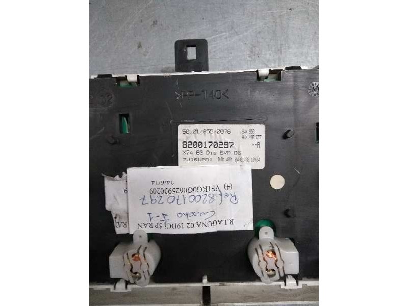Recambio de cuadro instrumentos para renault laguna ii grandtour (kg0) 1.9 dci diesel referencia OEM IAM 8200170297 501018550076