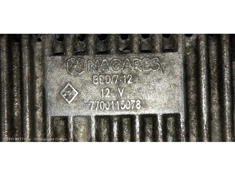 Recambio de caja precalentamiento para renault laguna ii (bg0) confort dynamique referencia OEM IAM 7700115078  