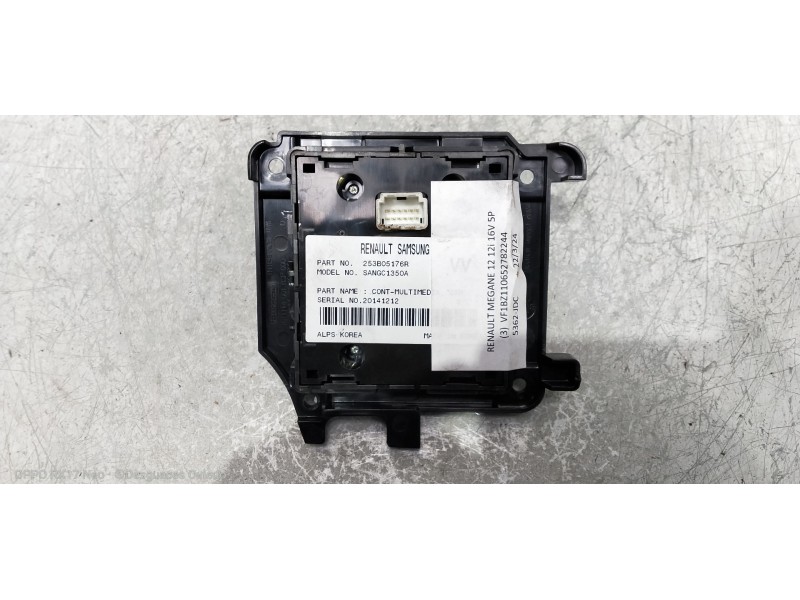 Recambio de mando multifuncion para renault megane iii berlina 5 p dynamique referencia OEM IAM 253B05176R SANGC1350A 