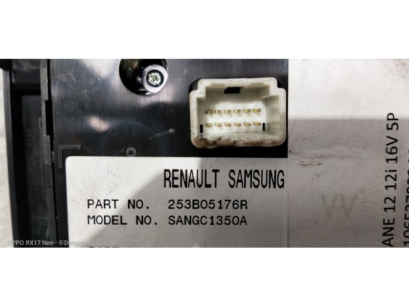 Recambio de mando multifuncion para renault megane iii berlina 5 p dynamique referencia OEM IAM 253B05176R SANGC1350A 
