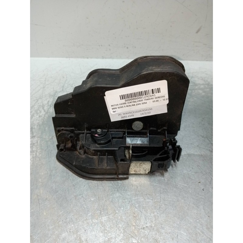 Recambio de motor cierre centralizado trasero derecho para bmw serie 5 berlina (e60) 525d referencia OEM IAM 7167076  4P