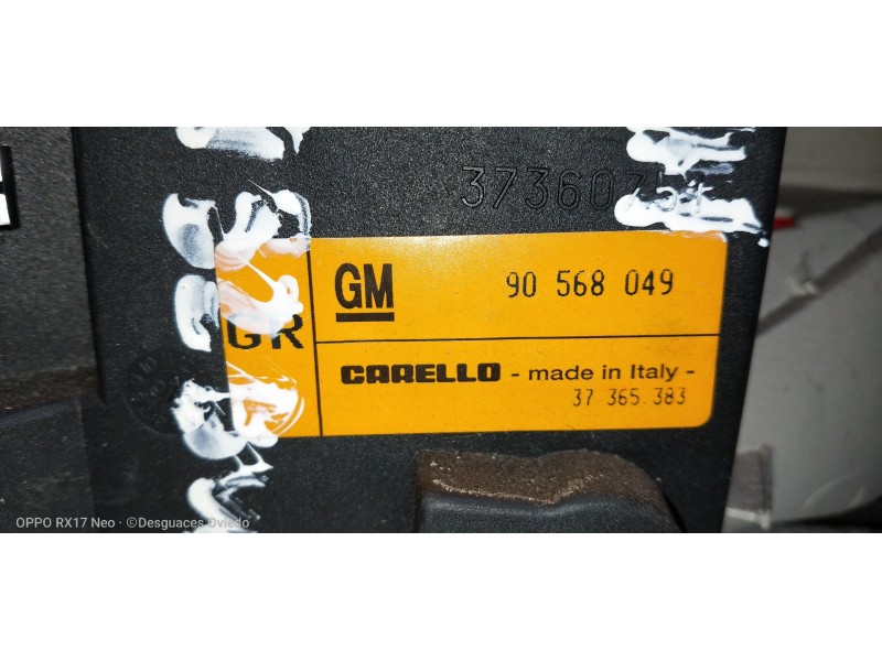 Recambio de piloto trasero derecho para opel vectra b berlina básico referencia OEM IAM 90568049  