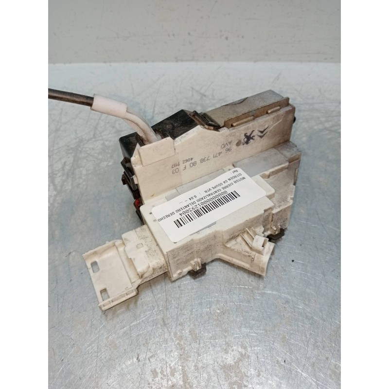 Recambio de motor cierre centralizado delantero derecho para citroen c4 coupe vtr referencia OEM IAM 9647173880  3P