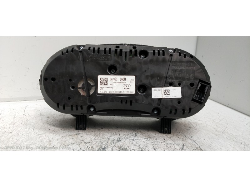 Recambio de cuadro instrumentos para audi a3 sedán(8vs) attraction referencia OEM IAM 8V0920860H  