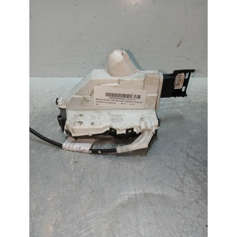 Recambio de motor cierre centralizado trasero derecho para citroen c3 collection referencia OEM IAM A048069  5P