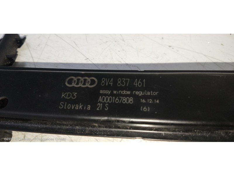 Recambio de elevalunas delantero izquierdo para audi a3 sedán(8vs) attraction referencia OEM IAM 8V4837461 5Q0959802 