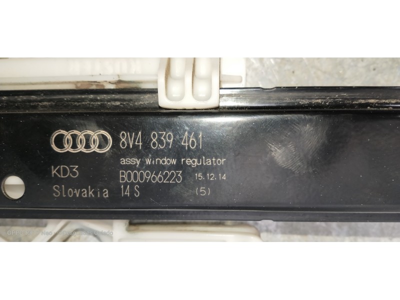 Recambio de elevalunas trasero izquierdo para audi a3 sedán(8vs) attraction referencia OEM IAM 8V4839461 5Q0959801 