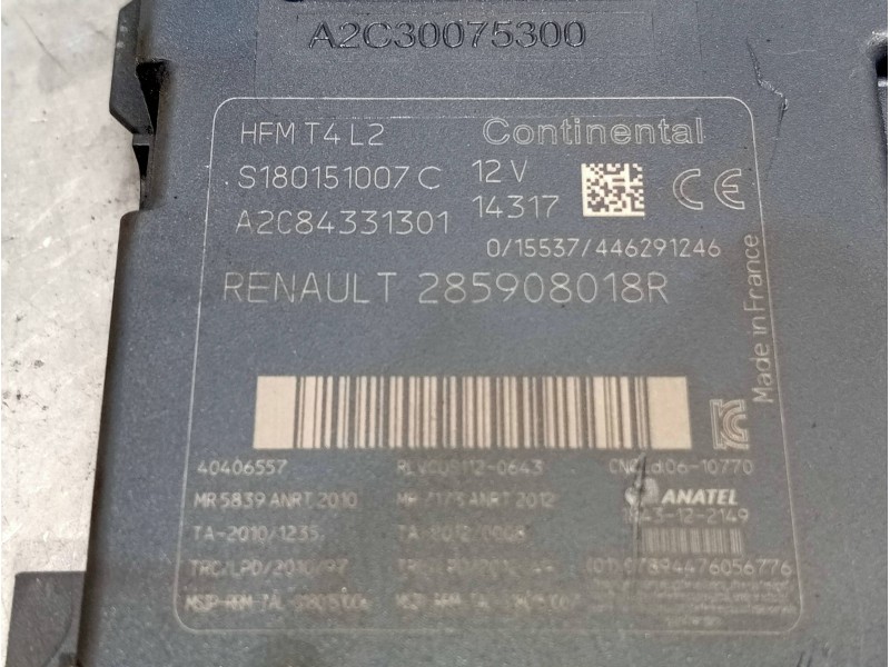 Recambio de conmutador de arranque para renault clio iv technofeel referencia OEM IAM 285908018R  