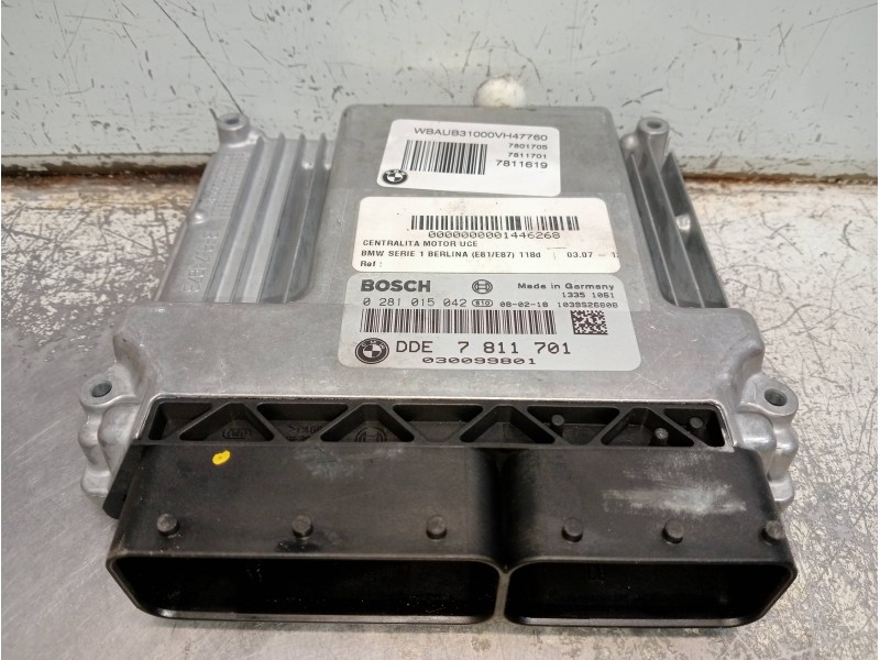 Recambio de centralita motor uce para bmw serie 1 berlina (e81/e87) 118d referencia OEM IAM   