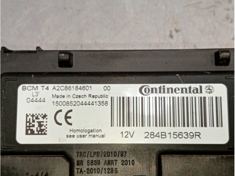 Recambio de modulo electronico para renault clio iv technofeel referencia OEM IAM 284B15639R  