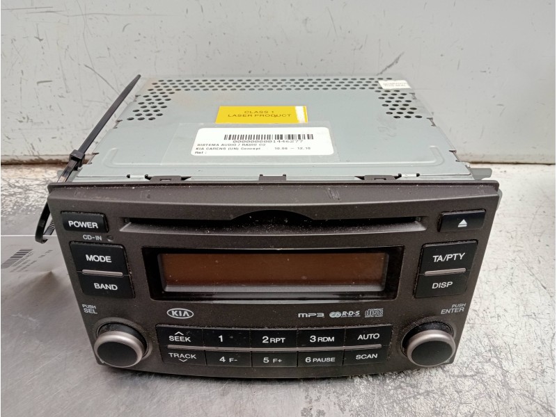 Recambio de sistema audio / radio cd para kia carens (un) concept referencia OEM IAM HN445UN 1002759 USL7201277