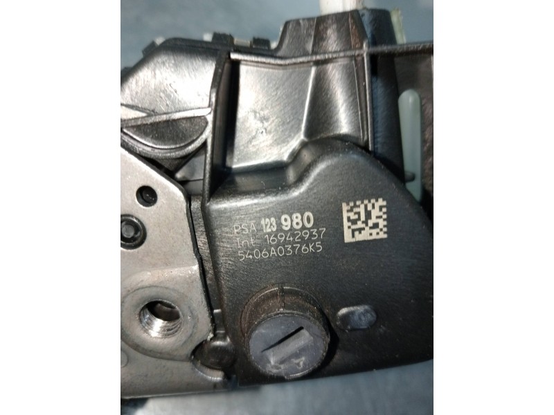 Recambio de motor cierre centralizado delantero derecho para citroen c3 shine referencia OEM IAM 123980 16942937 5P