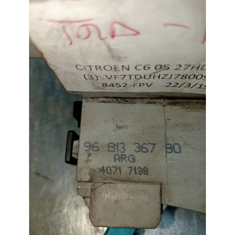 Recambio de motor cierre centralizado trasero izquierdo para citroen c6 2.7 v6 hdi fap cat (uhz / dt17ted4) referencia OEM IAM 9