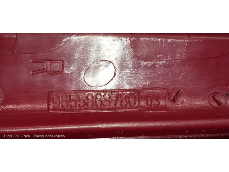 Recambio de piloto trasero derecho para citroen c4 berlina lx referencia OEM IAM 9655863780  SUPERIOR