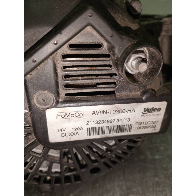 Recambio de alternador para ford fiesta (ccn) 1.25 16v cat referencia OEM IAM AV6N10300HA  