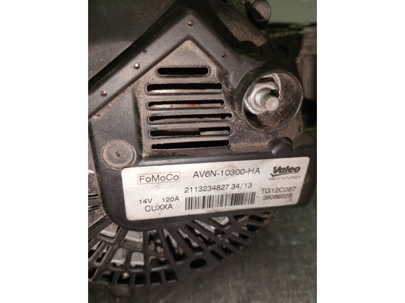Recambio de alternador para ford fiesta (ccn) 1.25 16v cat referencia OEM IAM AV6N10300HA  