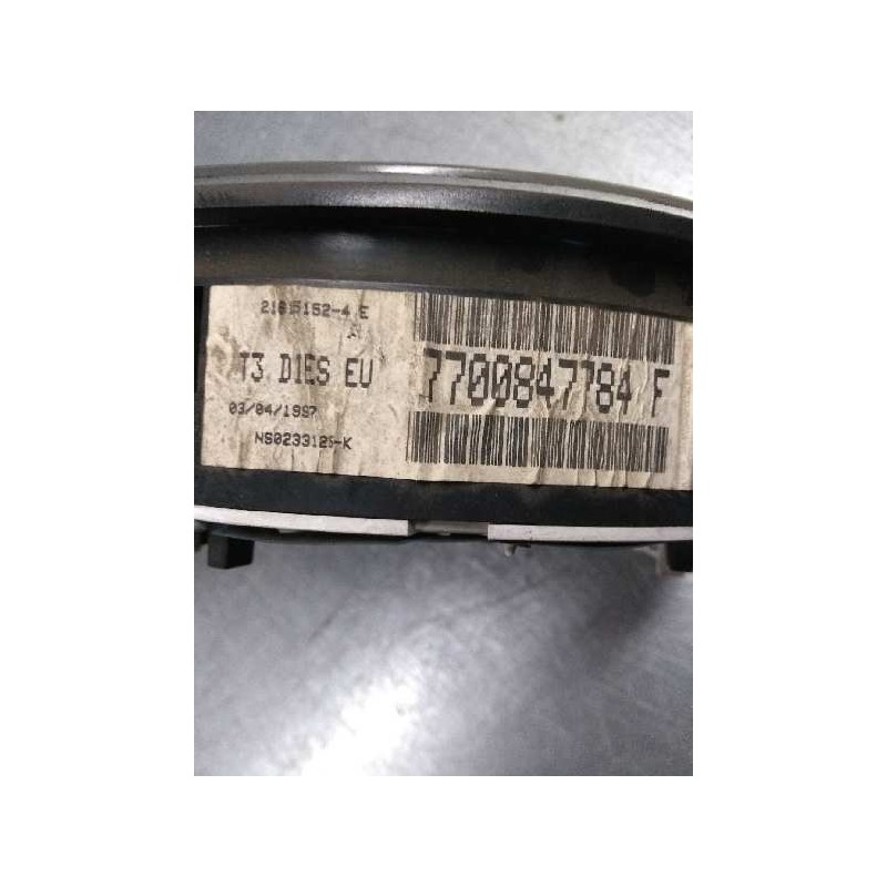 Recambio de cuadro instrumentos para renault megane i berlina hatchback (ba0) 1.9 diesel referencia OEM IAM 77008947784F NS02331