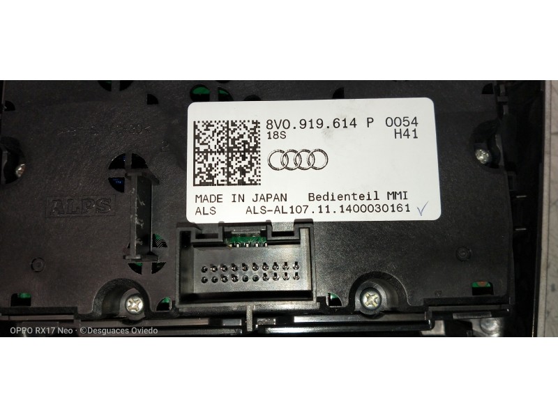 Recambio de mando multifuncion para audi a3 sedán(8vs) attraction referencia OEM IAM 8V0919614P  