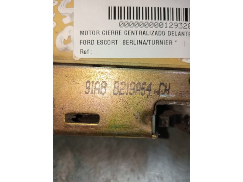 Recambio de motor cierre centralizado delantero derecho para ford escort berlina/turnier referencia OEM IAM 91ABB219A64CH  3P Recambio de motor cierre centralizado delantero derecho para ford escort berlina/turnier referencia OEM IAM 91ABB219A64CH  3P