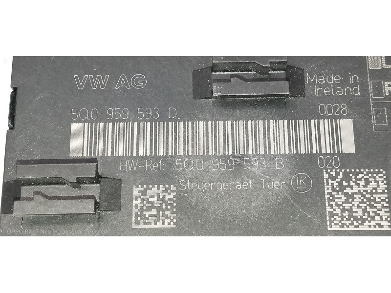 Recambio de modulo electronico para audi a3 sedán(8vs) attraction referencia OEM IAM 5Q0959593D 5Q0959593B 