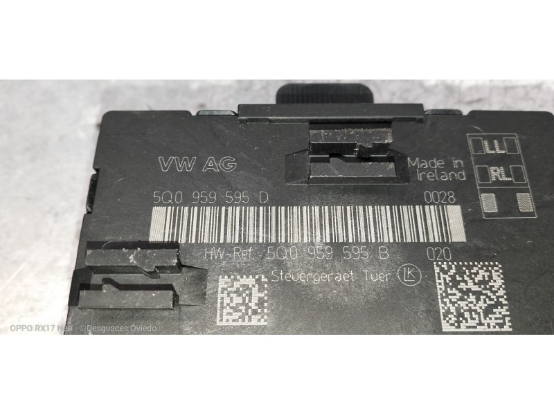 Recambio de modulo electronico para audi a3 sedán(8vs) attraction referencia OEM IAM 5Q0959595D 5Q0959595B 