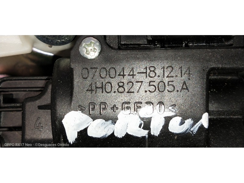Recambio de motor cierre centralizado porton para audi a3 sedán(8vs) attraction referencia OEM IAM 4H0827505A  
