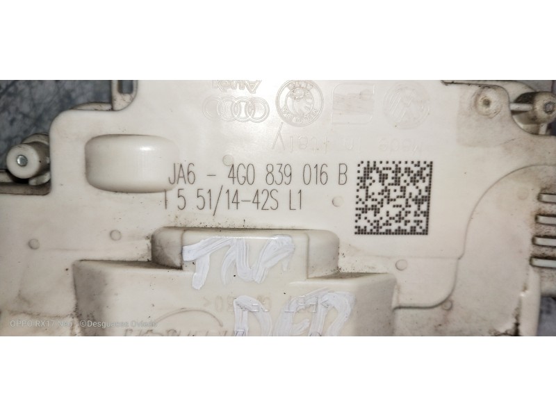 Recambio de motor cierre centralizado trasero derecho para audi a3 sedán(8vs) attraction referencia OEM IAM 4G0839016B  