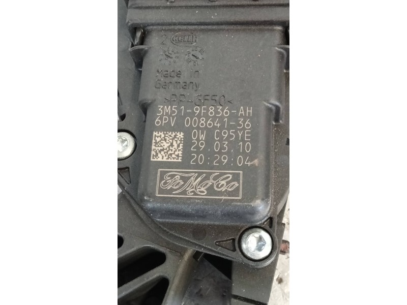 Recambio de potenciometro pedal para ford kuga (cbv) trend referencia OEM IAM 3M519F836AH 6PV00864136 