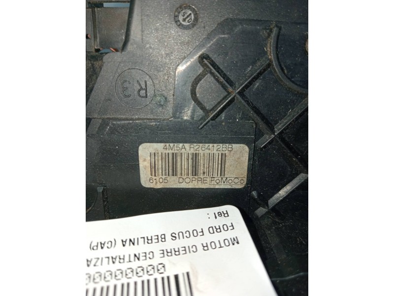 Recambio de motor cierre centralizado trasero derecho para ford focus berlina (cap) 1.6 16v cat referencia OEM IAM 4M5AR26412BB 