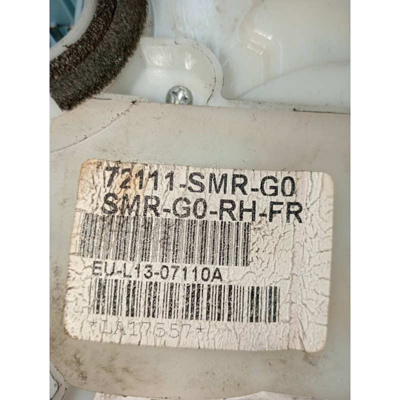 Recambio de motor cierre centralizado delantero derecho para honda civic lim.4 (fd) 1.8 vtec cat referencia OEM IAM 72111SMRG0  