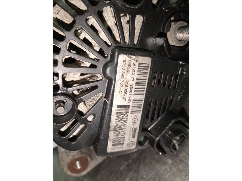 Recambio de alternador para renault megane iii berlina 5 p dynamique referencia OEM IAM 8200849752C  