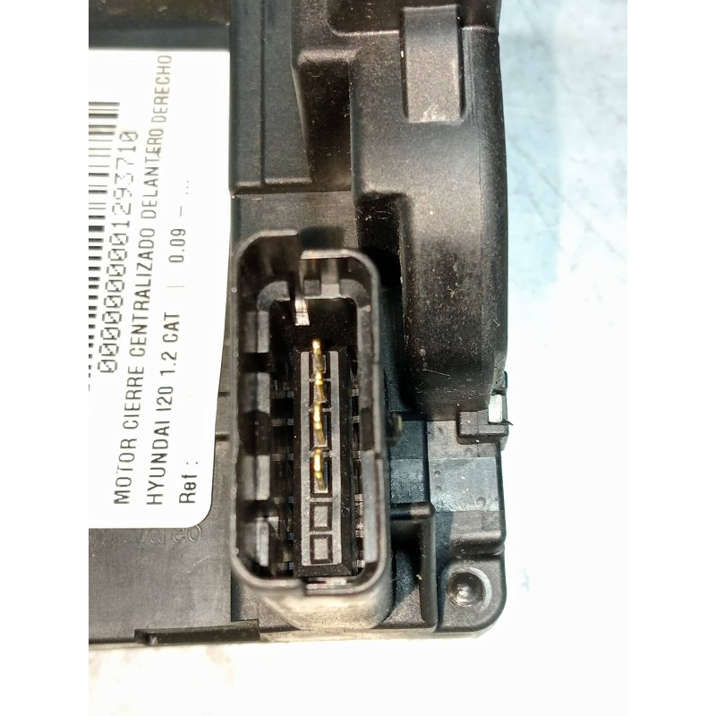Recambio de motor cierre centralizado delantero derecho para hyundai i20 1.2 cat referencia OEM IAM  3P 3P